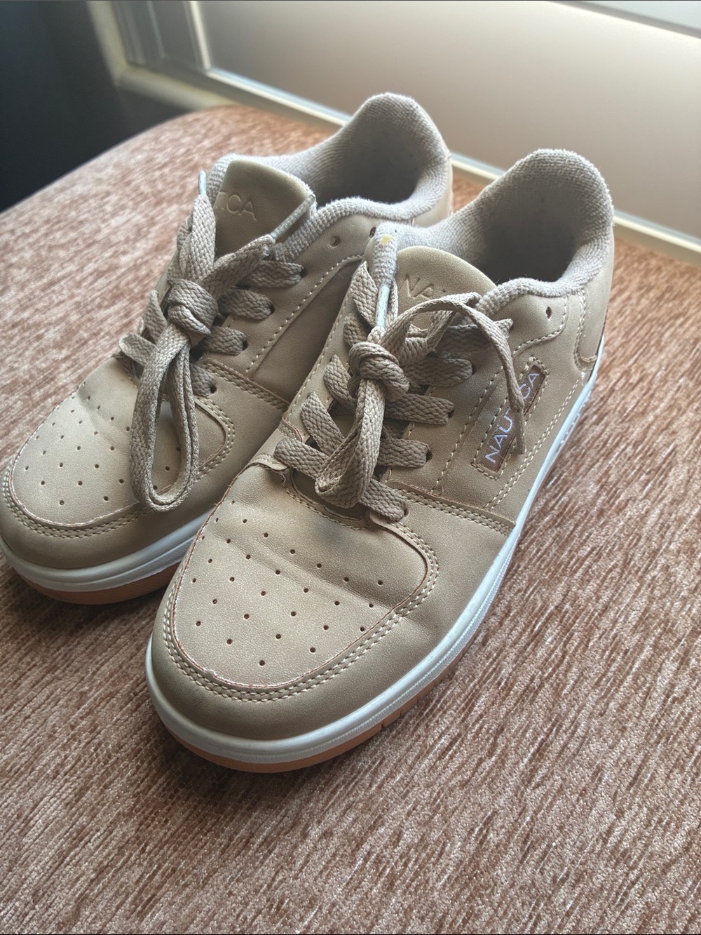 Nautica Kids Beige/Tan Sneakers